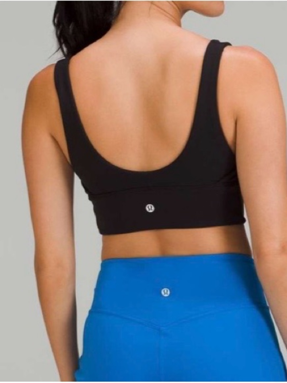 Lululemon Align Reversible Bra *Light Support, A/B cup, Black/Black, Size 10 NWT - Picture 3 of 16